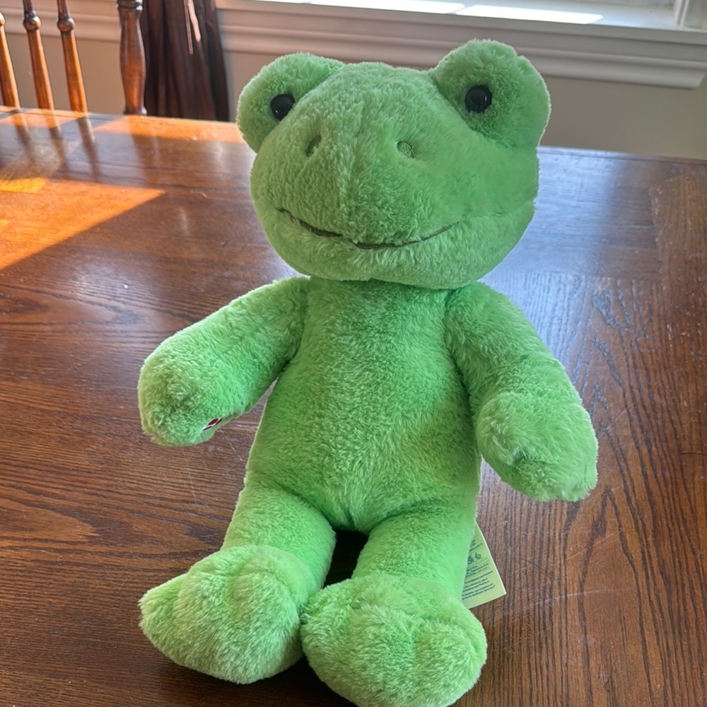 Build-A-Bear Green Frog Plush